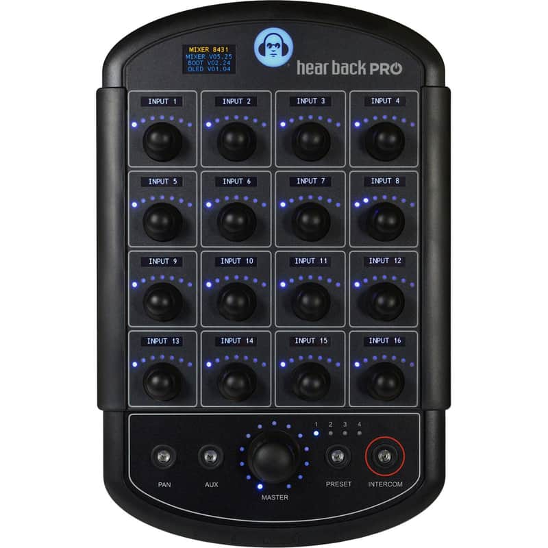 Hear Technologies Hear Back PRO Personal Monitor Mixer with PRO Digital Overlay image 1