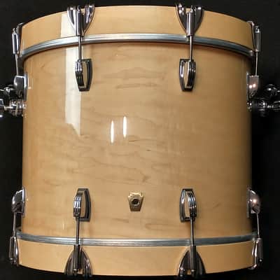 Ludwig 18/12/14" VIDEO Classic Maple Jazzette Drum Set - Maple Gloss image 6