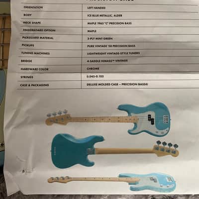 Fender Left Handed Mod Shop Precision Bass image 4
