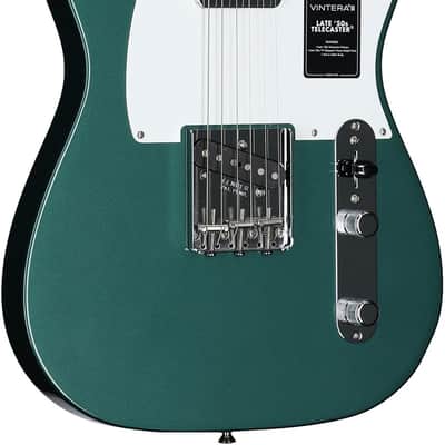 Fender Vintera III Late 50s Telecaster Electric Guitar, Sherwood Green image 5