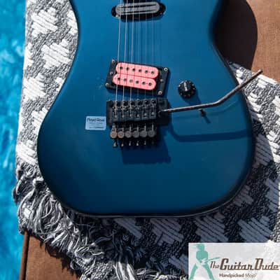 1980's Kramer JK 1000 Made by ESP! - Dimarzio Pickups - Original Floyd Rose Tremolo - Blue Metallic - Made in Japan - Pro Set Up! (Perfect frets/Action/Intonation) - Super Strat Shred Master Supreme! image 15