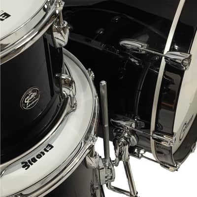 Used Gretsch Renown RN2 3-Piece 13/16/24 Drum Set Piano Black image 2