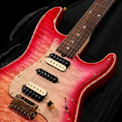 TS GUITARS ST-Classic22 Custom Trans Pink Burst [SN 032547] (11/22) image 9