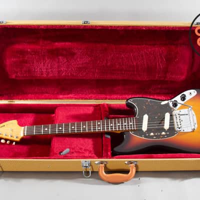 2017 Fender MIJ Traditional ’60s Mustang 3-Tone Sunburst | Japan | Tweed Case image 2