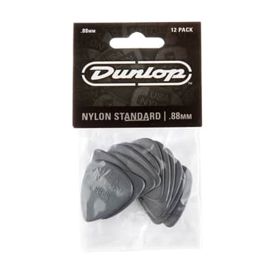 Dunlop 44P.88 Nylon Standard DarkGrey .88mm image 1