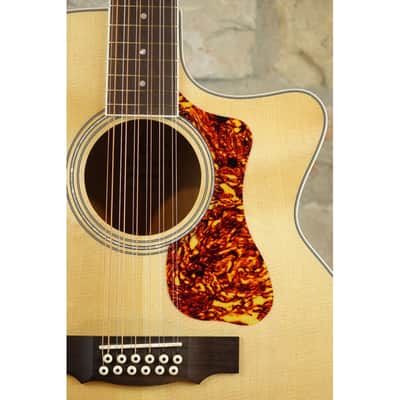 GUILD F-2512CE Cutaway Deluxe Maple 12 String NAT Natural Blonde - Jumbo 12 Corde Elettricficata Fishman - Westerly Archback Co image 7