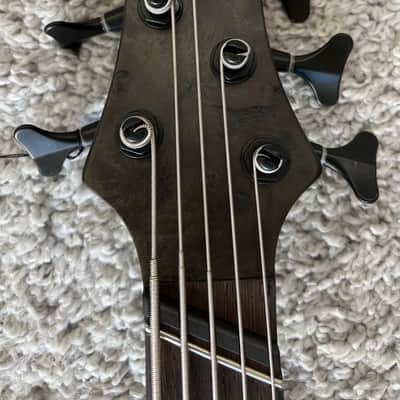 Ibanez BTB805MSTGF 5-String Multi-Scale Bass w/Case, Transparent Gray image 5