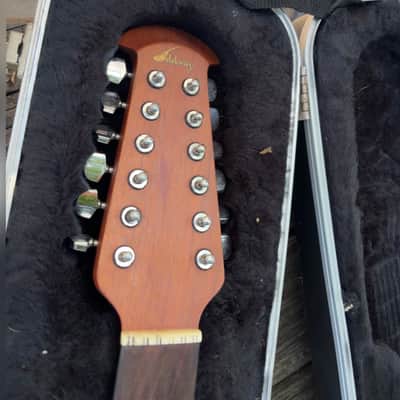 Ovation Celebrity CC65 12 string acoustic guitar with hardshell case image 6