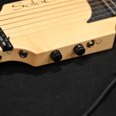 [Rare] USA-made Wright Guitars Soloette Steel String Silent Guitar (Maple)) image 10