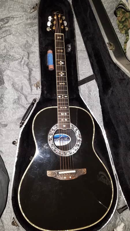 Ovation Custom Legend 1719 -- 1983-1999 Black | Reverb