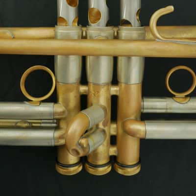 Used Monette MB-111 Bb Trumpet in Raw Brass image 6