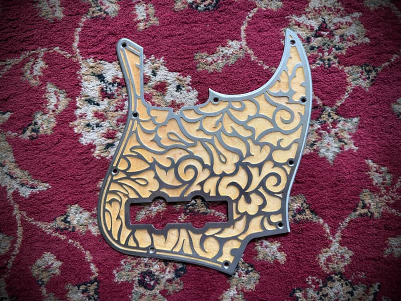 GORGEOUS ALPERIOUS JAZZ BASS HANDMADE PICKGUARD image 1