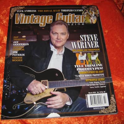 Vintage Guitar Magazine From March 2020 Steve Wariner Issue image 1