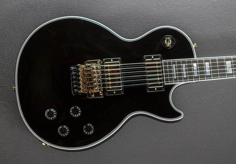 Gibson Custom Shop Les Paul Axcess Custom w/Ebony Fingerboard Floyd Rose Gloss - Ebony image 1