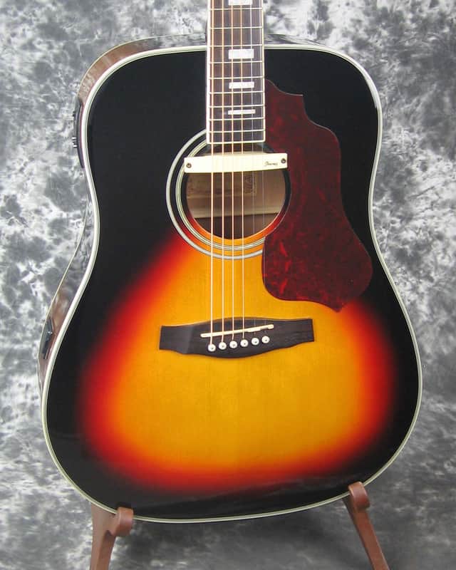 Ibanez SGE220VS Stage Series Dreadnought Acoustic/Electric Guitar Vintage Sunburst image 1