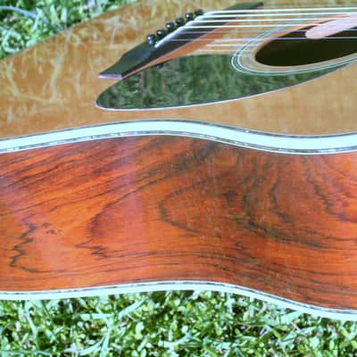 1984 Yairi YW800 B. Rosewood Jacaranda Japan Vintage - Natural+Vintage Hard Case image 15