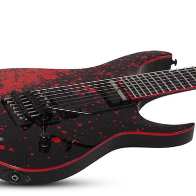 Schecter Sullivan King Banshee-7 FR-S - Obsidian Blood (2485) image 8