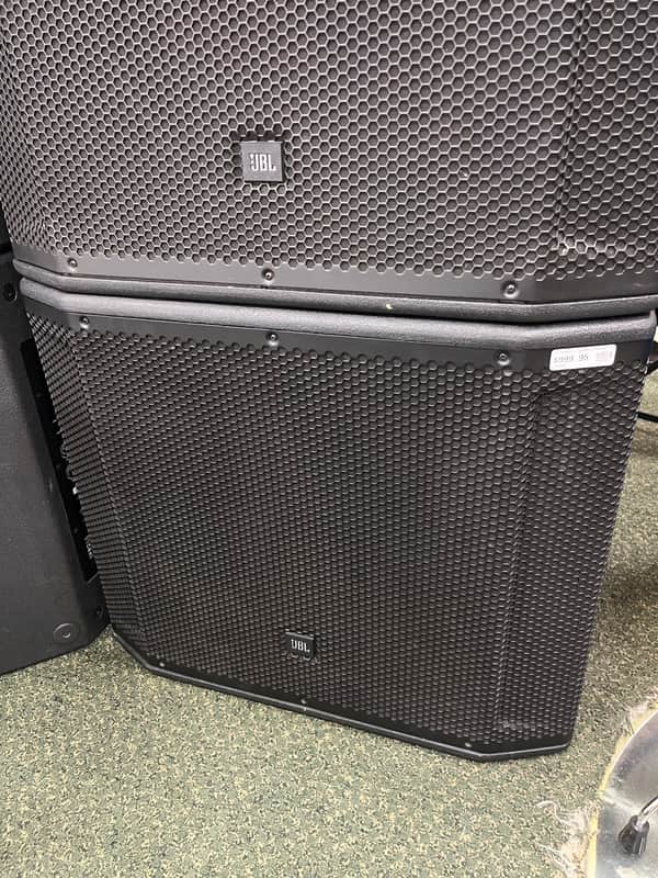 Immagine JBL SRX818SP 2000-Watt 18" Active Subwoofer 2010s - Black - 1