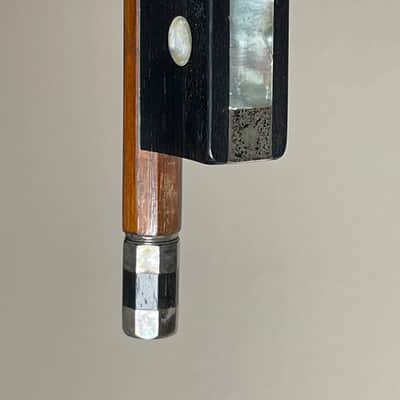 Antique Otto Adler Violin Bow Silver Mounted image 5