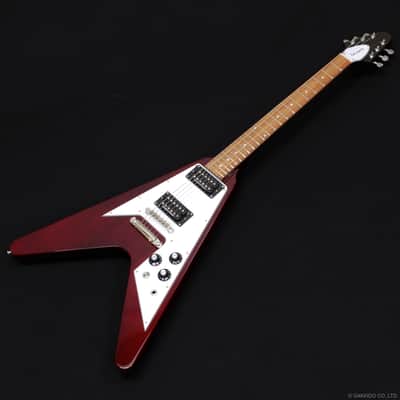 Edwards E-FV-120D Cherry Red, Flying V Style, Seymour Duncan Pickups, 2022 Brand New image 2