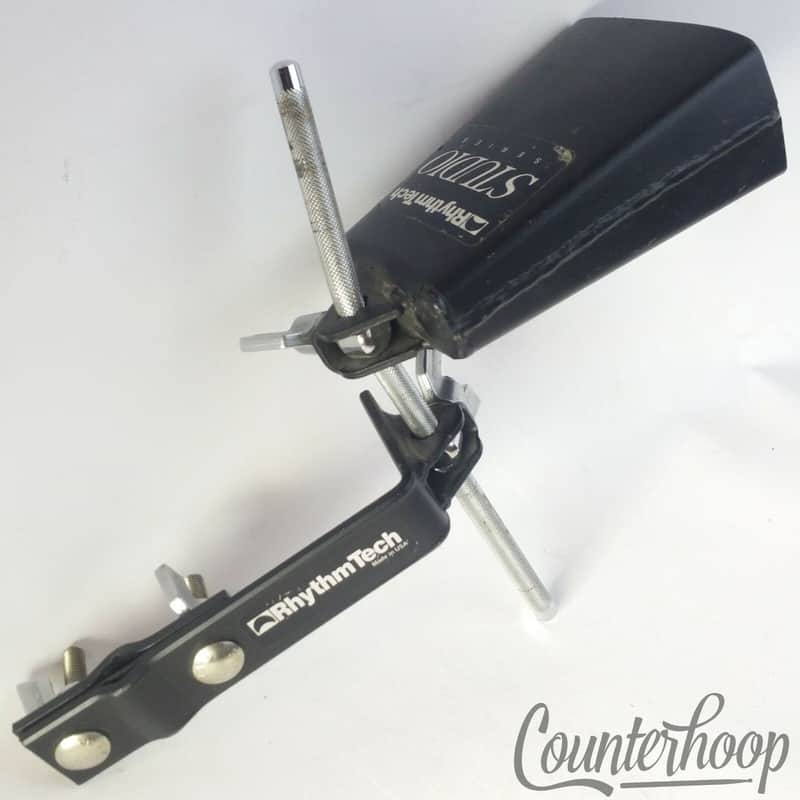 *Rhythm Tech RT3005M 5" Studio Cowbell w/ DSM2 Eyelet Mount Bracket 3/8" Rod Arm image 1