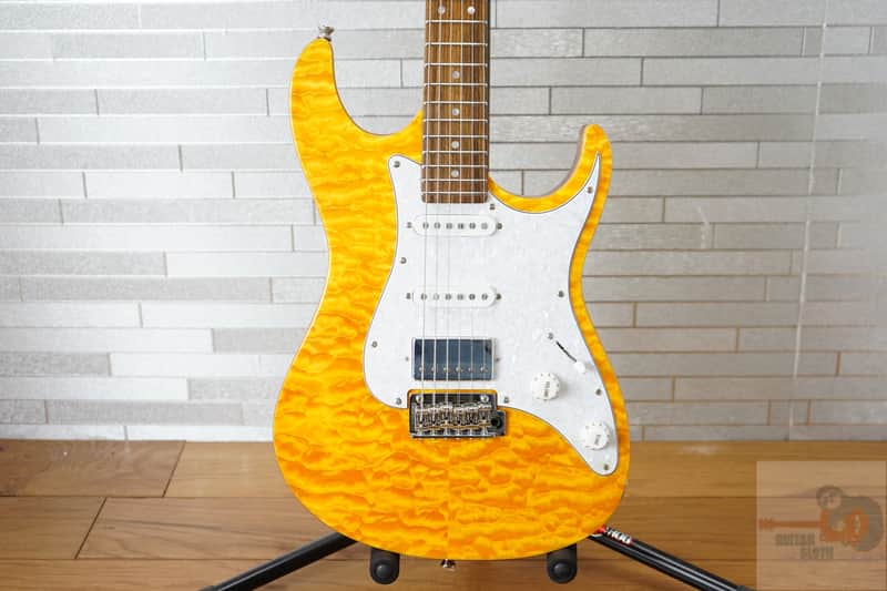 Tagima Stella DW Electric Guitar - Transparent Orange - Quilted Maple! image 1