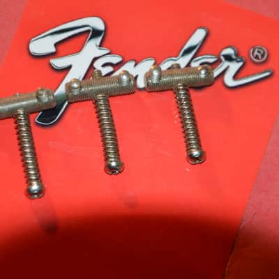 Fender original vintage Telecaster Bridge Saddles (1961/1962) * rare * Made in Fullerton, California! image 4