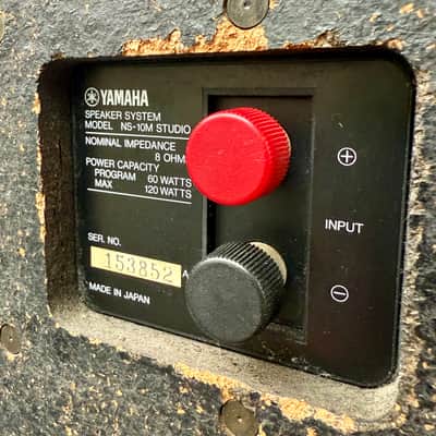 Yamaha NS-10M Studio monitors c 1980 - Oreo original vintage MIJ Japan 120 watt horizontal image 7