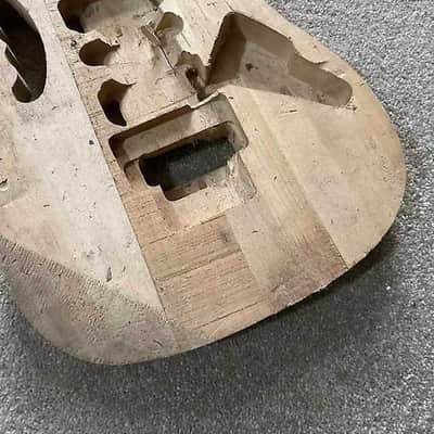 Basswood HSH Guitar Double Cutaway Body DIY Project image 6