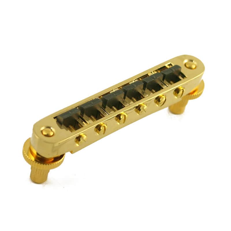 Graph Tech PS-8843-G0 ResoMax NV2 4mm Tune-O-Matic Guitar Bridge w/ String Saver Saddles image 1