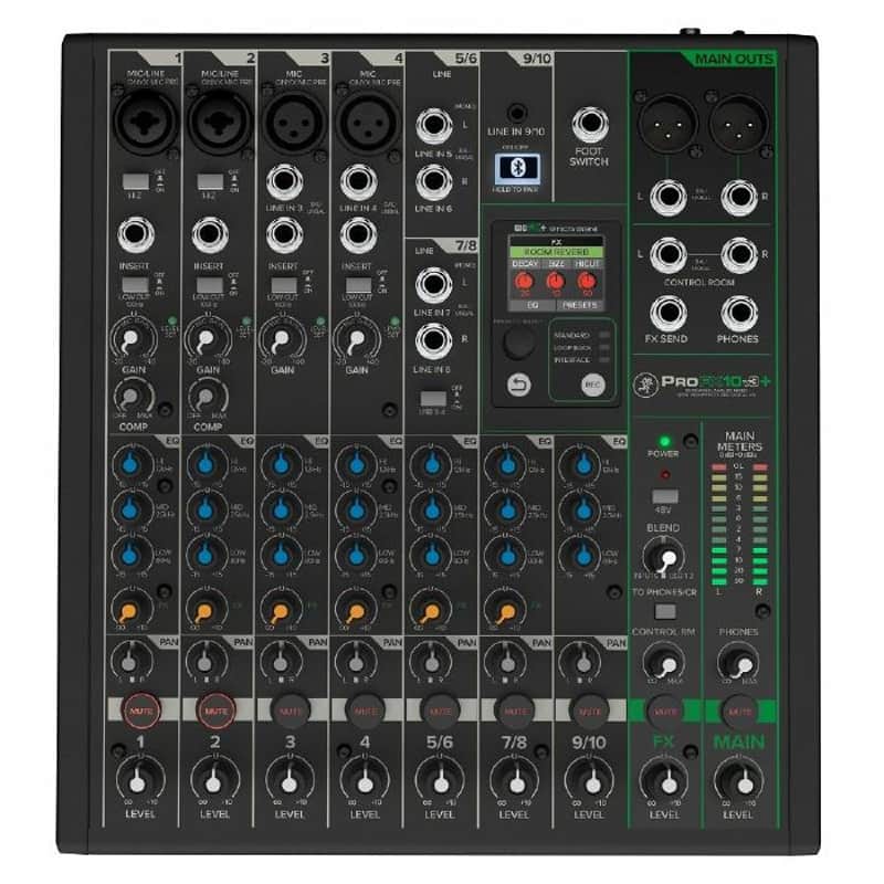 Mackie ProFX10v3+ 10-Channel Analogue Studio Mixer With Effects/USB Recording Modes/Bluetooth image 1