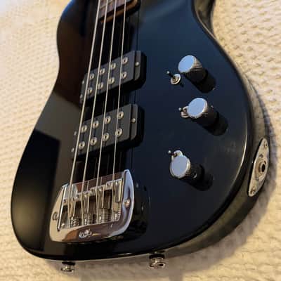 G&L USA ASAT Electric Bass Guitar - Jet Black image 10