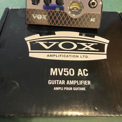 Vox MV50 Clean 50-Watt Guitar Amp Head 2017 - Present - Black / Silver/ 2 Vox speakers image 7