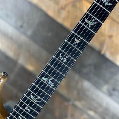 PRS Custom 24 Semi-Hollow Wood Library Flame Maple 10 Top Korina Body/Neck Ebony Fretboard- Charcoal Finish image 6