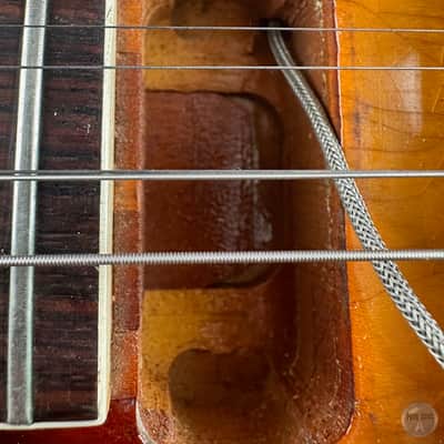 Epiphone Riviera from 1967 converted to stoptail with case image 12