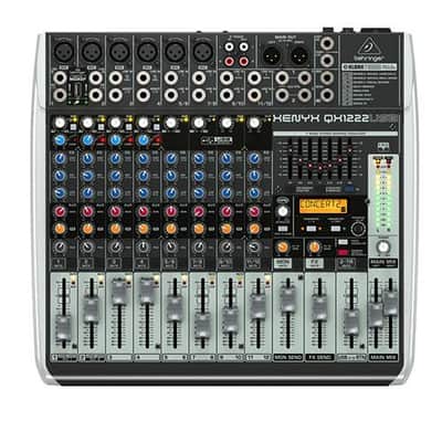 Behringer Xenyx QX1222USB Premium 16-Input 2/2-Bus Mixer with Xenyx Mic Preamps and Compressors, KLARK TEKNIK Multi-FX Processor, Wireless Option image 3
