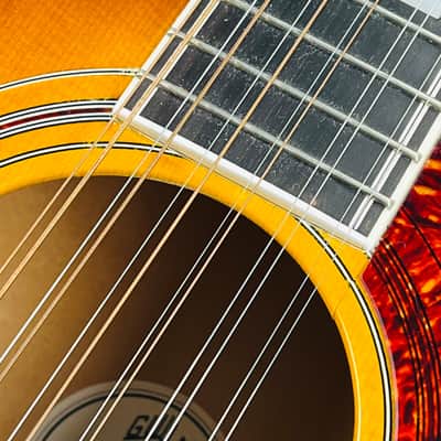 Guild F-412 12-String Jumbo Acoustic Guitar 2005 - Sunburst image 8