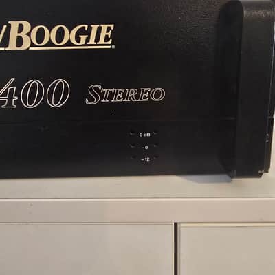Mesa Boogie Strategy 400 2-Channel 200-Watt Power Amplifier 1980s Black image 4