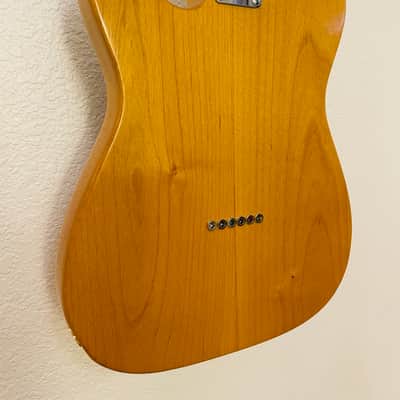 Partscaster By Rocker C Guitars ‘51 Telecaster Style USA & MIJ Parts Nitro Lacquer 2026 - Trans Amber Nitro Lacquer image 16