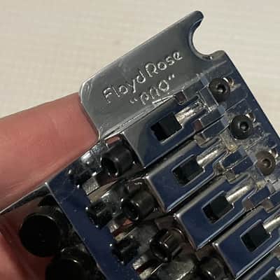 2000's Schaller Original Made in Germany Chrome Floyd Rose Pro Electric Guitar Tremolo Bridge Set & Brass Block image 24