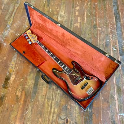 Fender Jazz Bass c 1968 Sunburst original vintage USA image 2