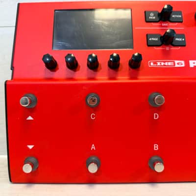 Line 6 POD Go Limited Edition Red Multi-Effects Processor w/ Power Supply 2022–2020s image 5