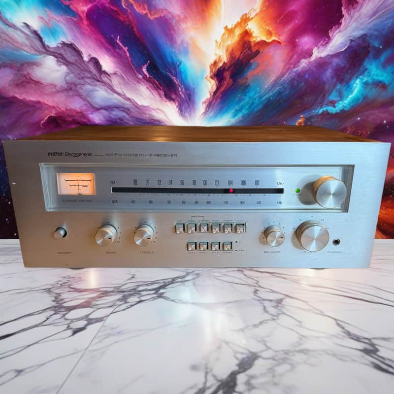 Vintage Morse Electrophonic Model 1260 Receiver Serviced Excellent CND X RaRe 🔥 image 1
