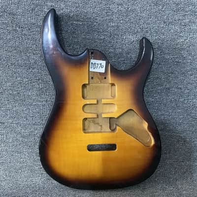 Tobacco Burst HSH Basswood Guitar Body image 1