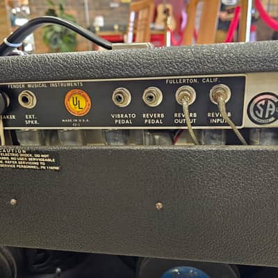 Vintage Fender Twin Reverb 1971 - Silver Face image 8