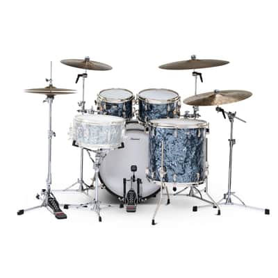 Slingerland Radio King Outfit 22-10-12-16in Black Diamond Pearl image 3