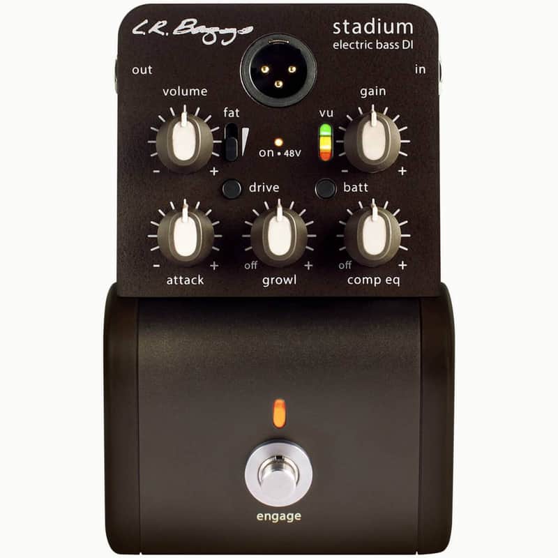 L.R. Baggs LRB-STADIUM-DI Stadium DI Electric Bass DI Pedal with Carrying Case image 1