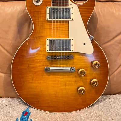 2014 Gibson Custom Shop Les Paul 1959 Reissue r9 - Sunrise Teaburst VOS image 18