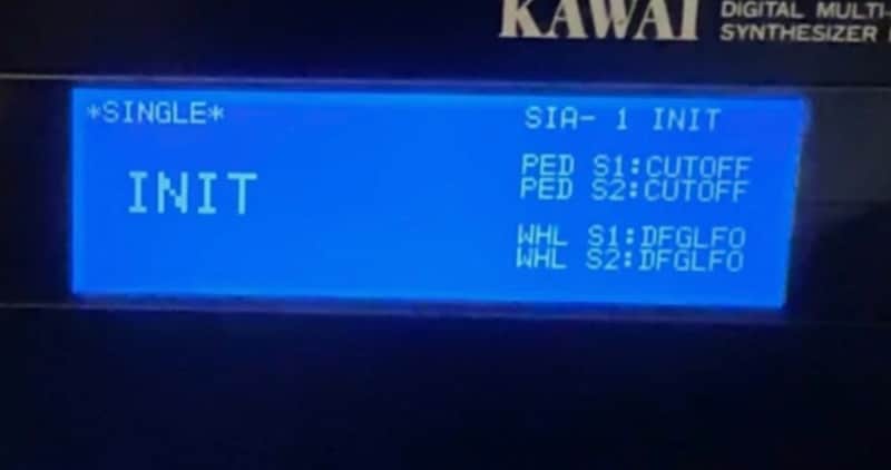 LCD Display for Kawai K5/K5M synths with presoldered ribbon cable image 1
