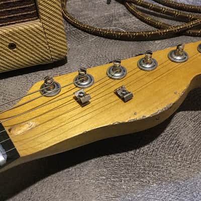 USA Relic Tele Style Electric Guitar Road Worn White by Nate's Relic Guitars image 3